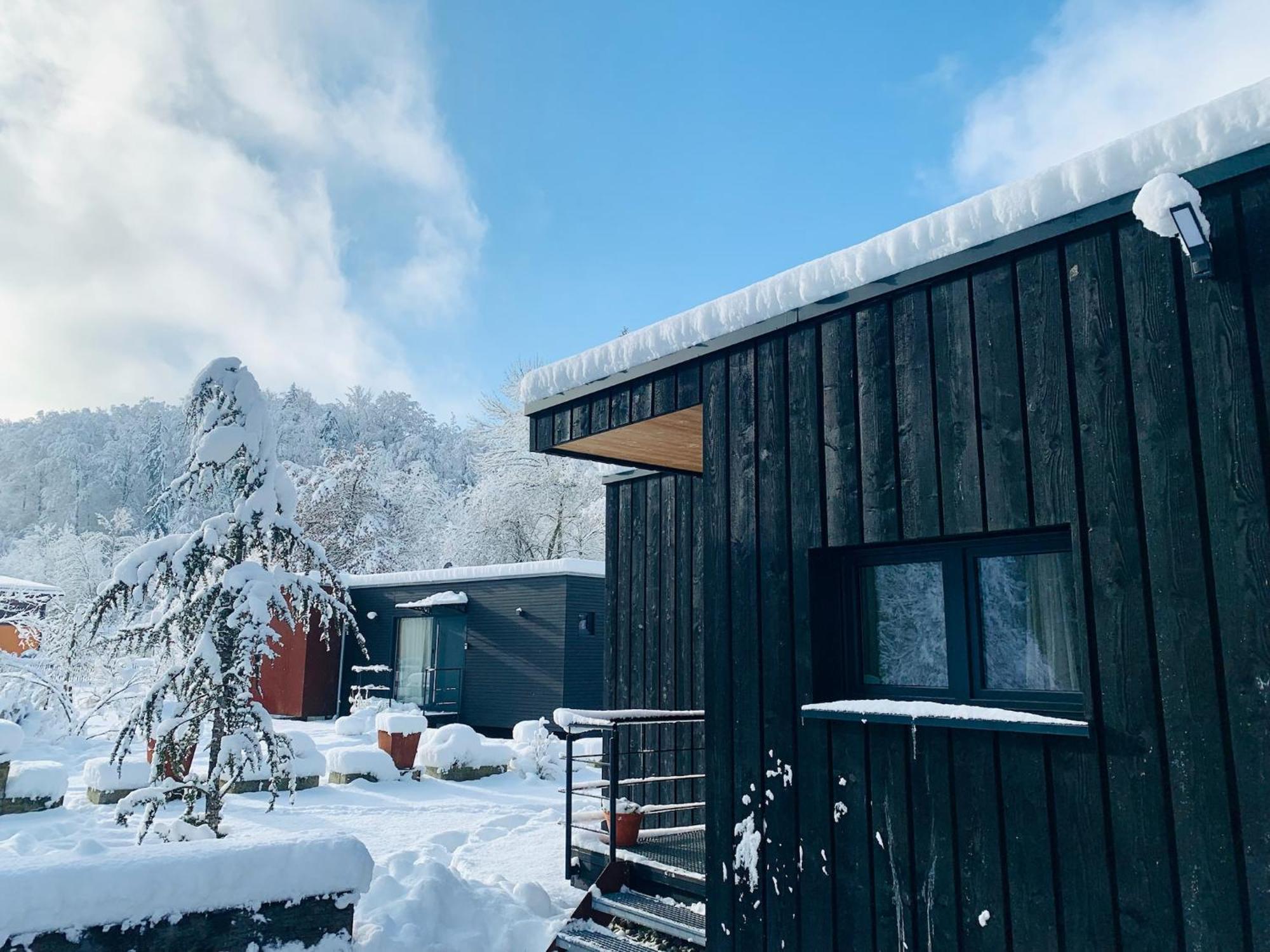Hjem - Tiny Homes Direkt Am Wald Zwischen Allgaeu & Bodensee Bergatreute Εξωτερικό φωτογραφία